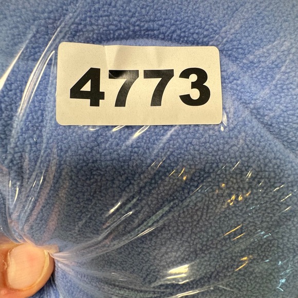 Lands' End Womens‎ M/P 10-12 Blue Fleece Pullover 1/4 Zip Soft Cozy Fall Winter - Picture 10 of 10